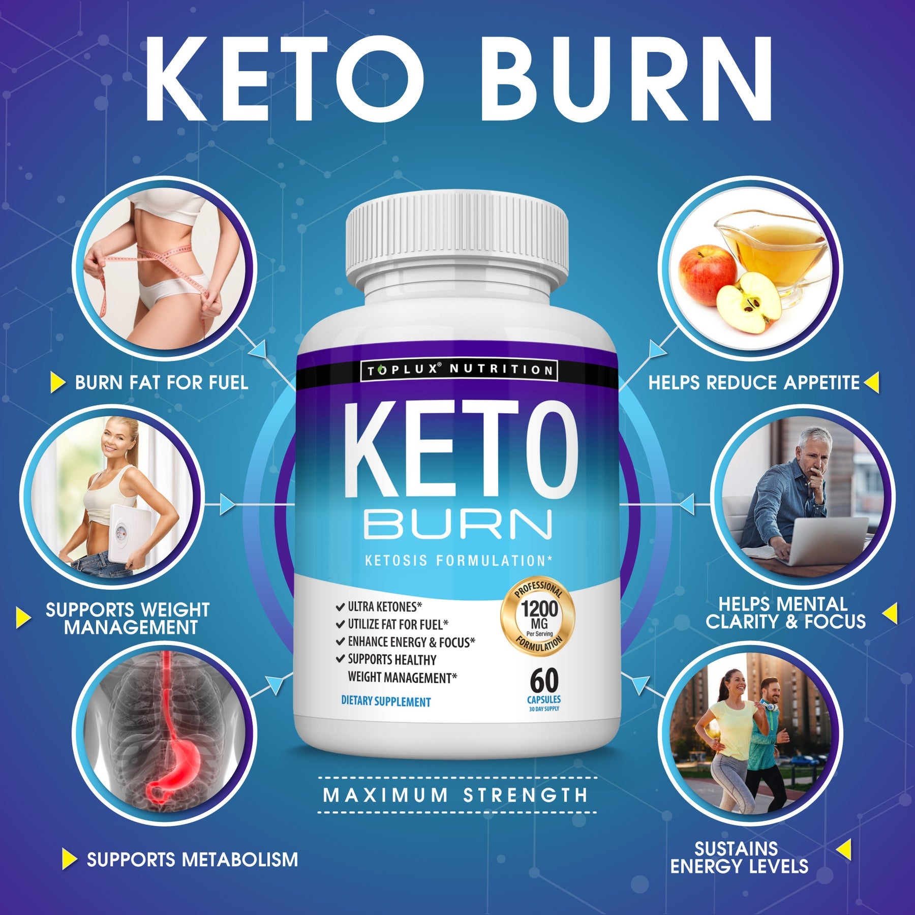 Toplux Nutrition Keto Burn