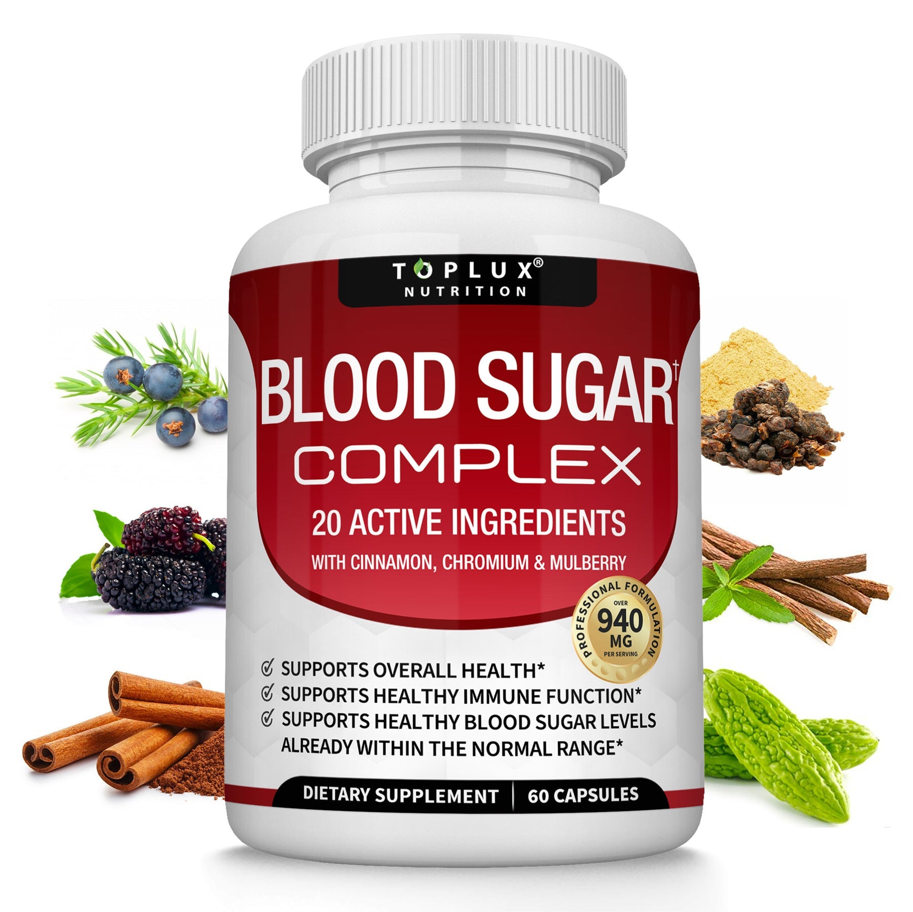 Toplux Nutrition Blood Sugar Complex